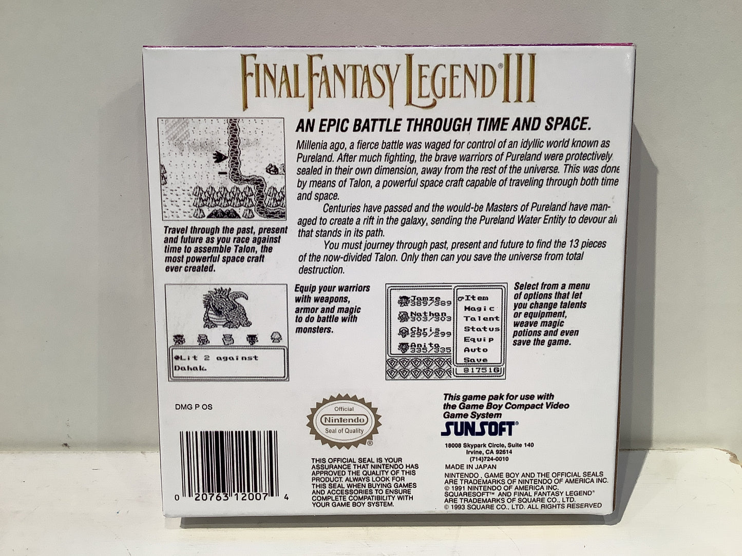 Final Fantasy Legend 3 - GameBoy