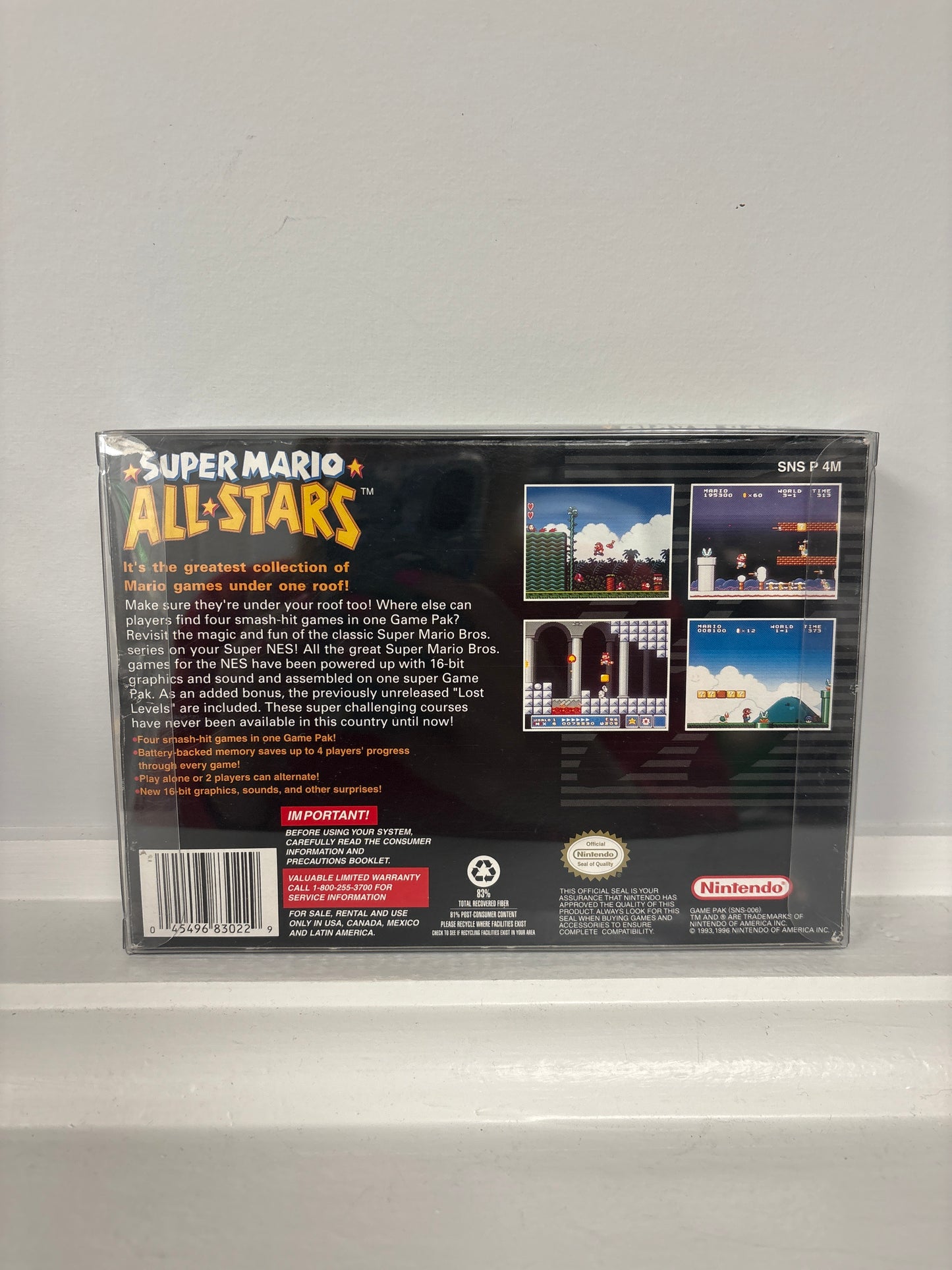 Super Mario All-Stars [Player's Choice] - Super Nintendo