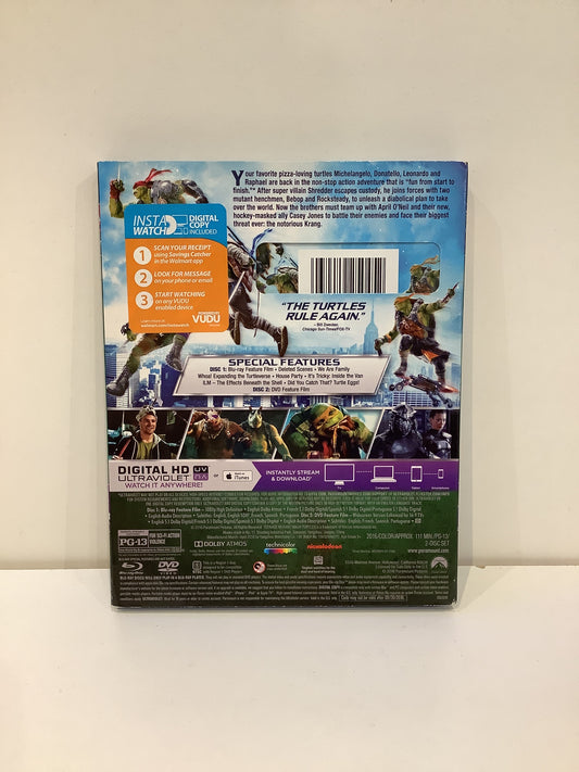 Teenage Mutant Ninja Turtles: Out of the Shadows - Blu-Ray