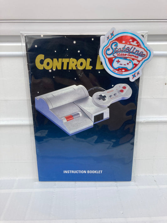 Top Loading Nintendo NES Console Manual - NES