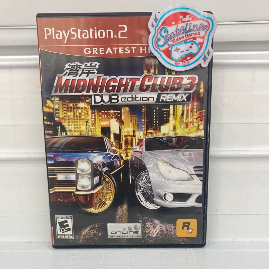 Midnight Club 3 Dub Edition Remix - Playstation 2