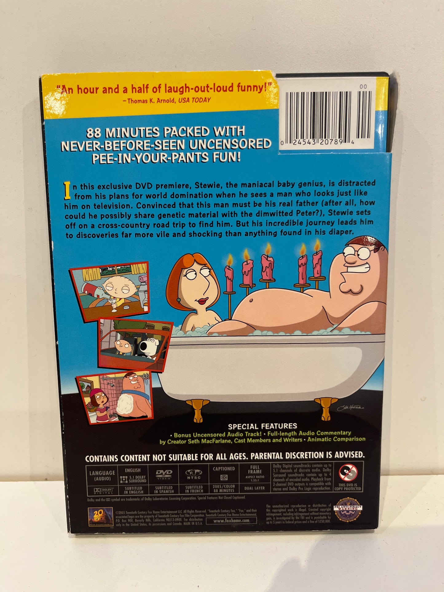Family Guy Presents Stewie Griffin: The Untold Story - DVD