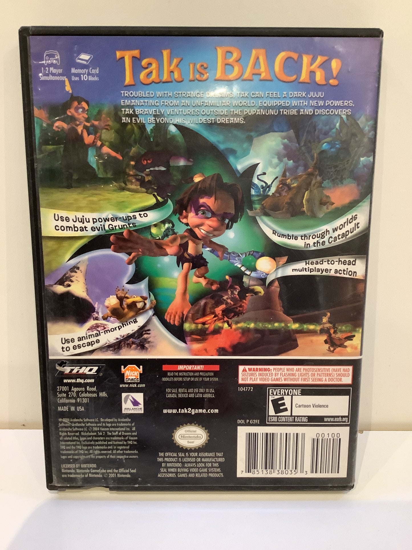 Tak 2 The Staff of Dreams - Gamecube