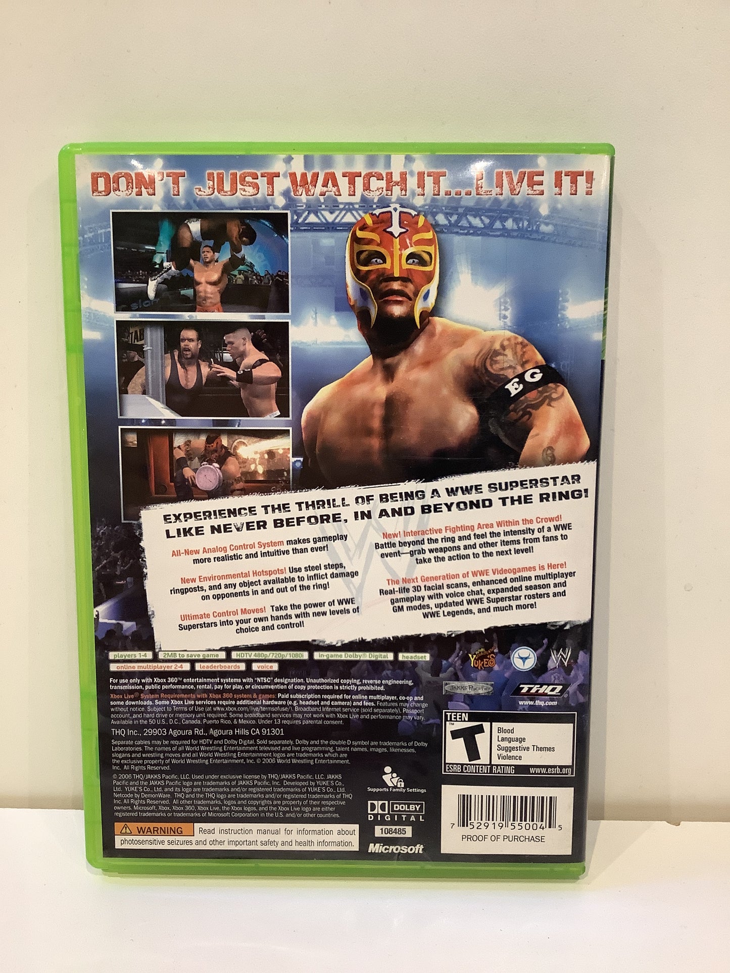 WWE Smackdown vs. Raw 2007 - Xbox 360