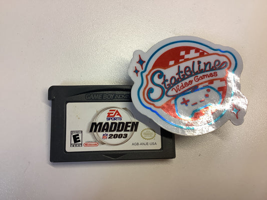 Madden 2003 - GameBoy Advance