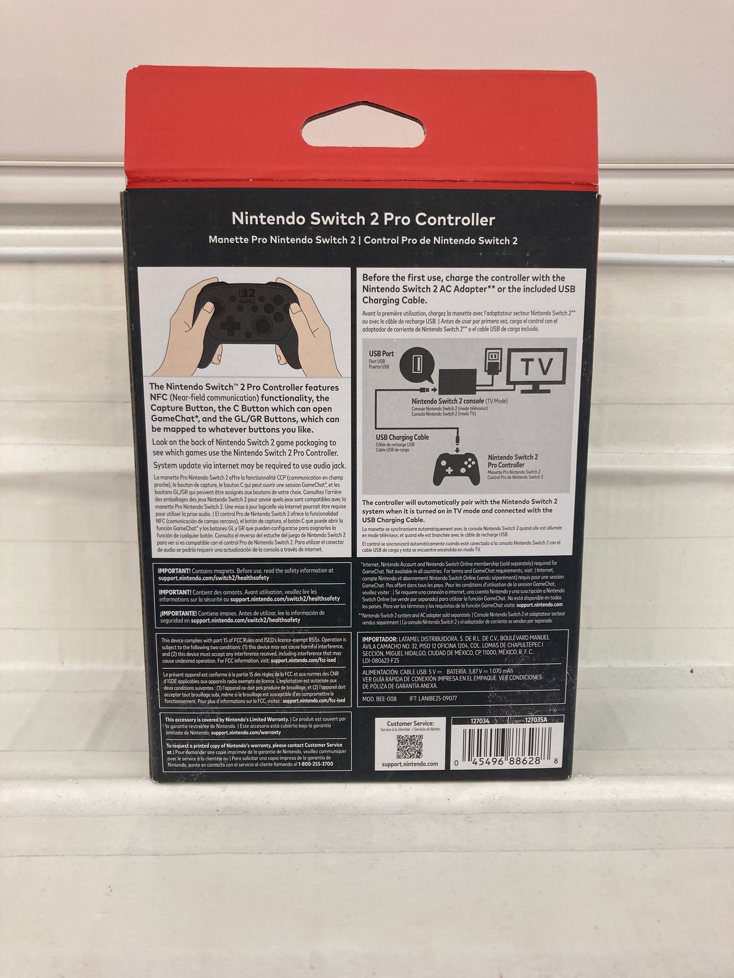 Resident Evil Requiem Edition Pro Controller - Nintendo Switch 2
