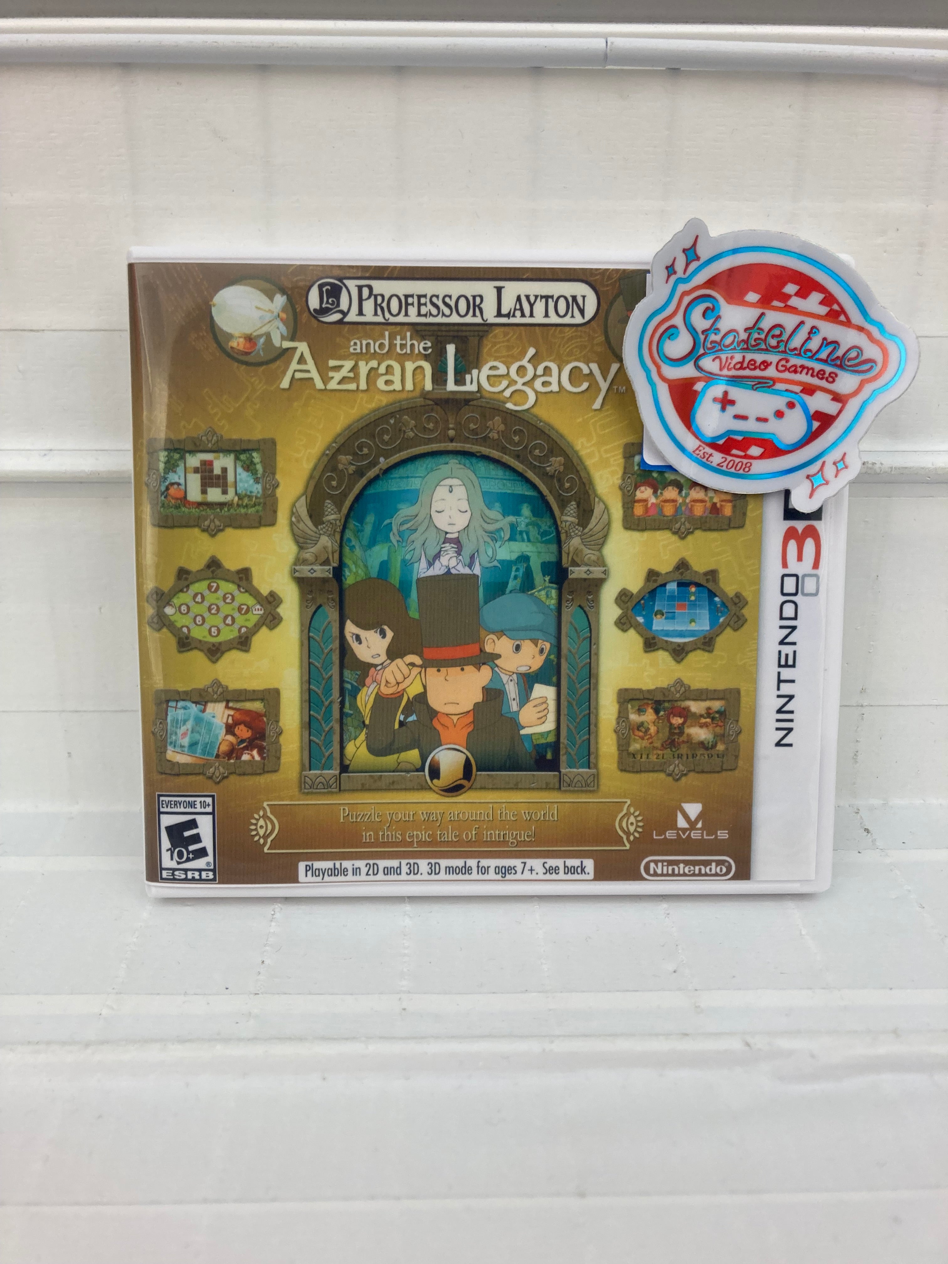 Professor Layton and the Azran Legacy - Nintendo 3DS – Stateline Video ...