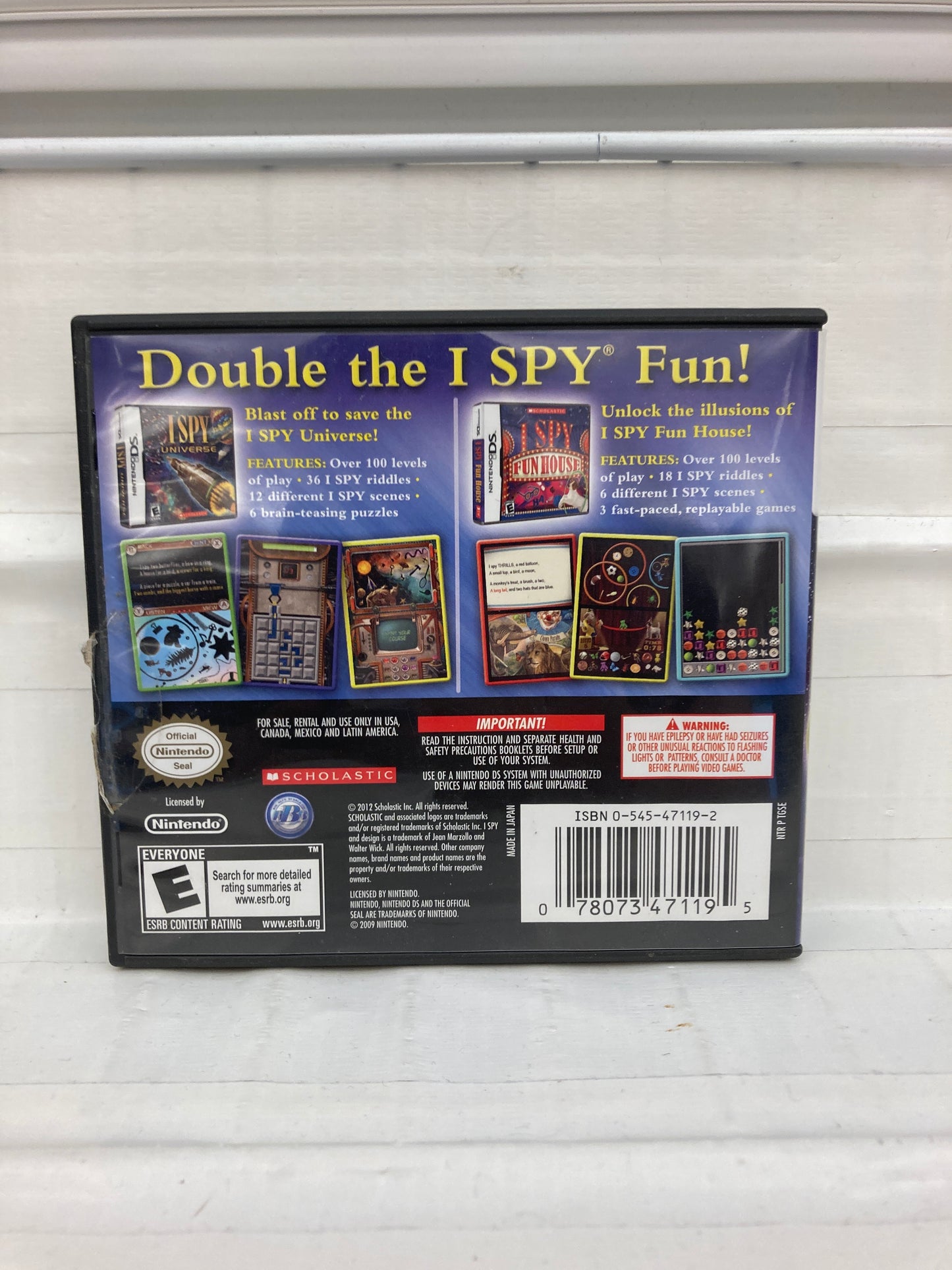 I SPY Universe/I SPY Fun House Game Pack - Nintendo DS