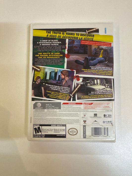 CSI Hard Evidence - Wii