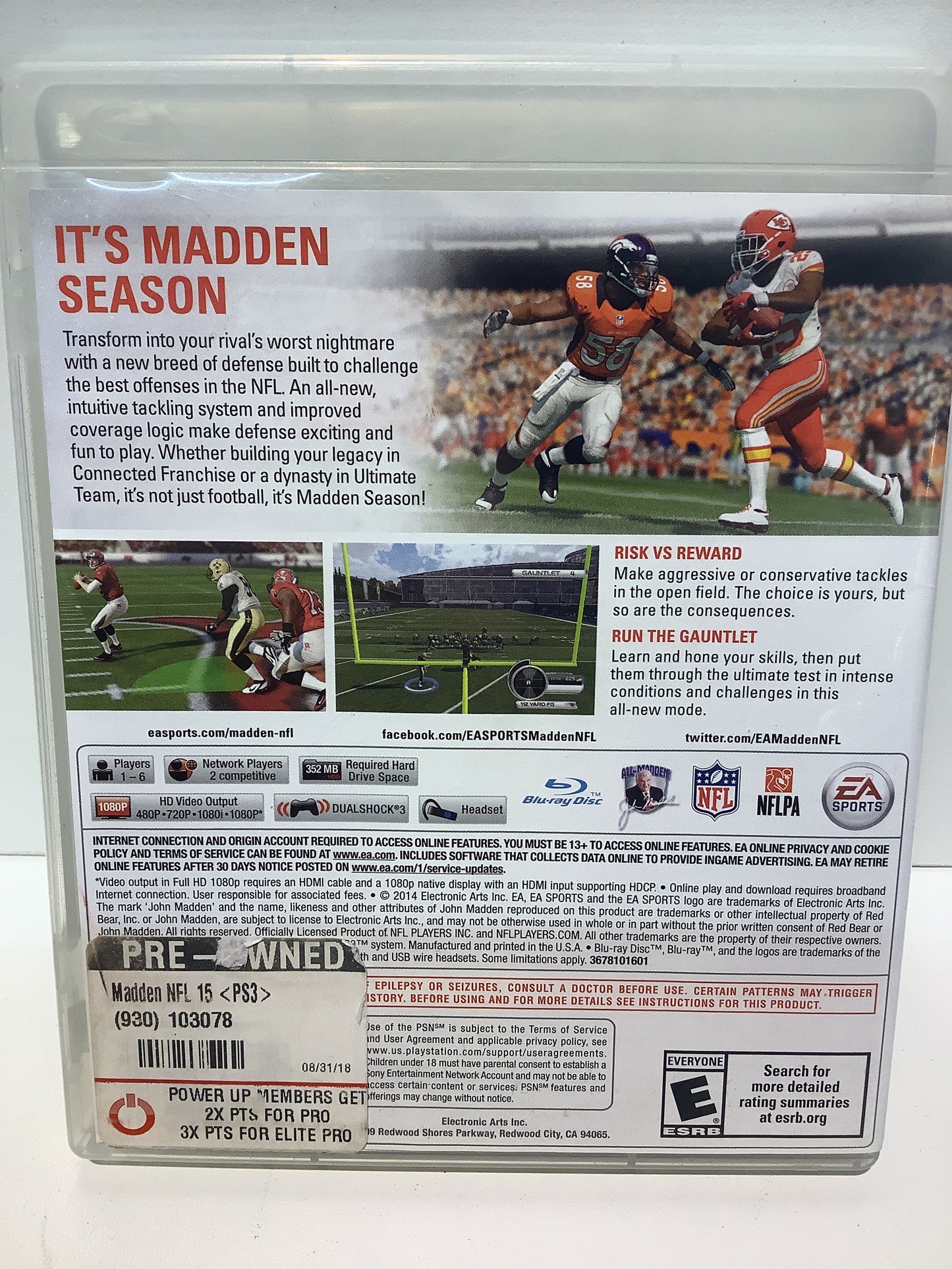 Madden NFL 15 - Playstation 3