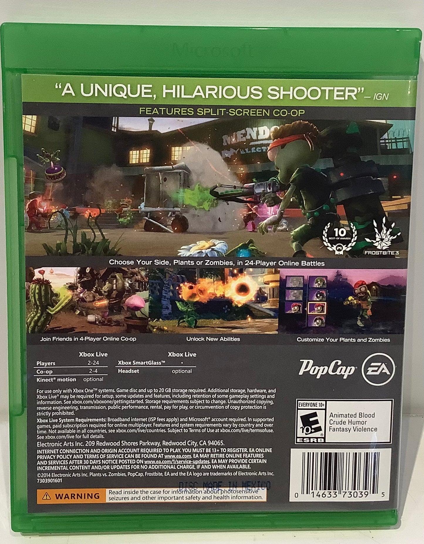 Plants vs. Zombies: Garden Warfare - Xbox One