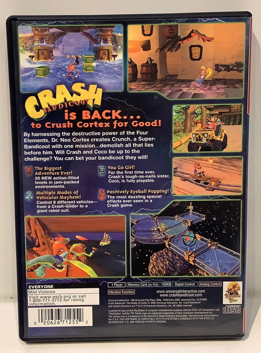 Crash Bandicoot The Wrath of Cortex [Greatest Hits] - Playstation 2