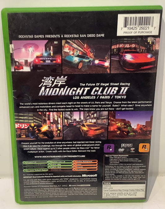Midnight Club 2 - Xbox