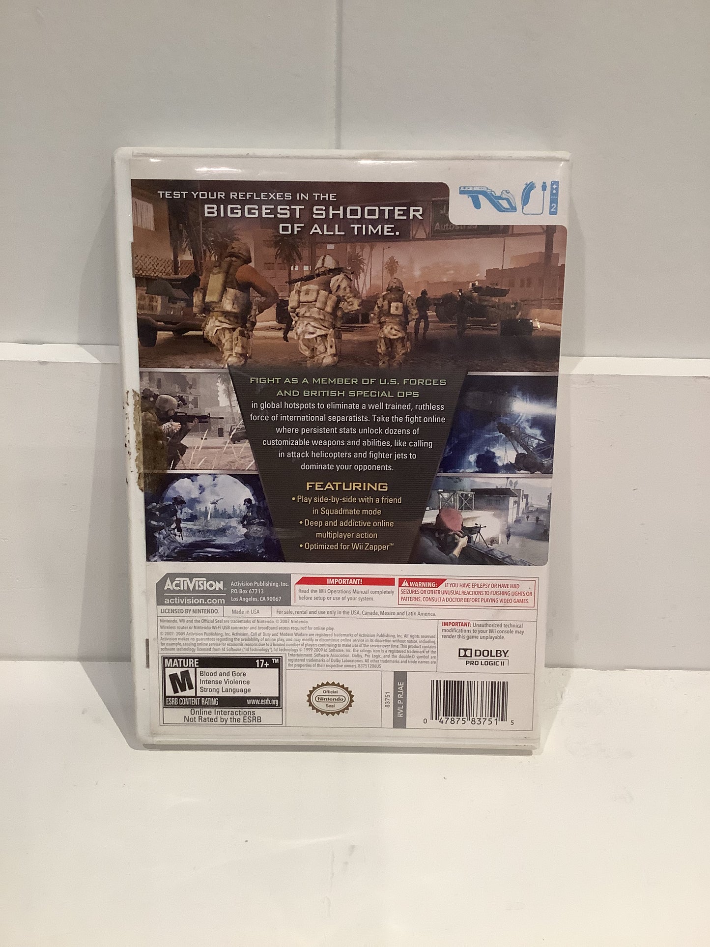 Call of Duty Modern Warfare Reflex - Wii