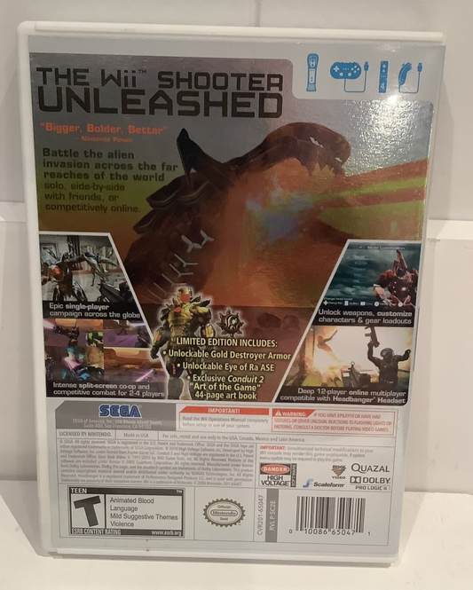 Conduit 2 [Limited Edition] - Wii
