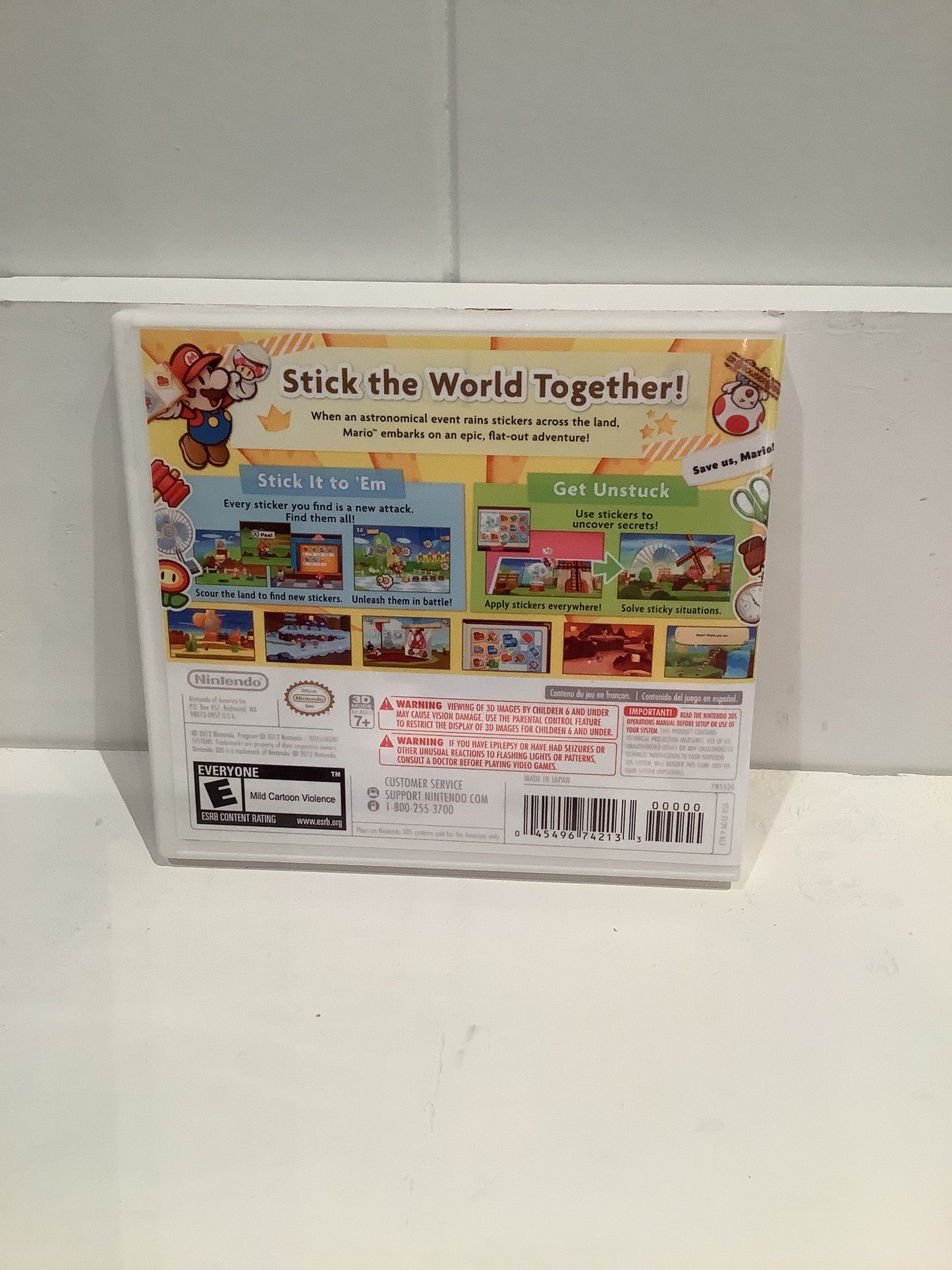 Paper Mario: Sticker Star - Nintendo 3DS