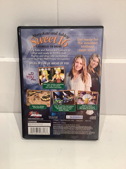 Mary Kate and Ashley Sweet 16 Licensed to Drive - Playstation 2