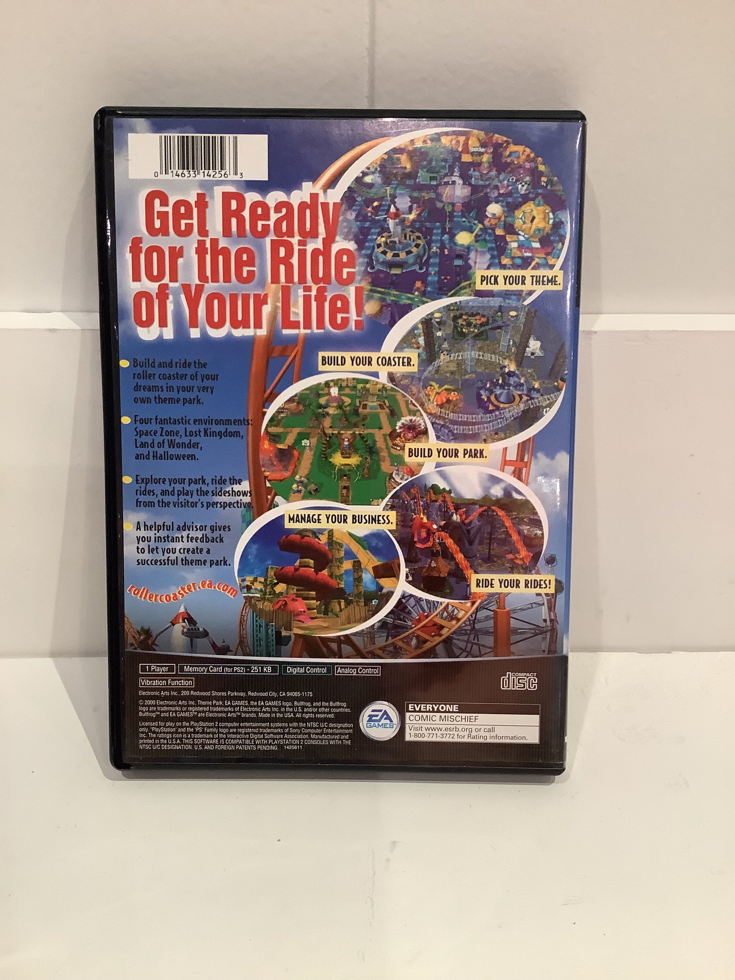 Theme Park Roller Coaster - Playstation 2