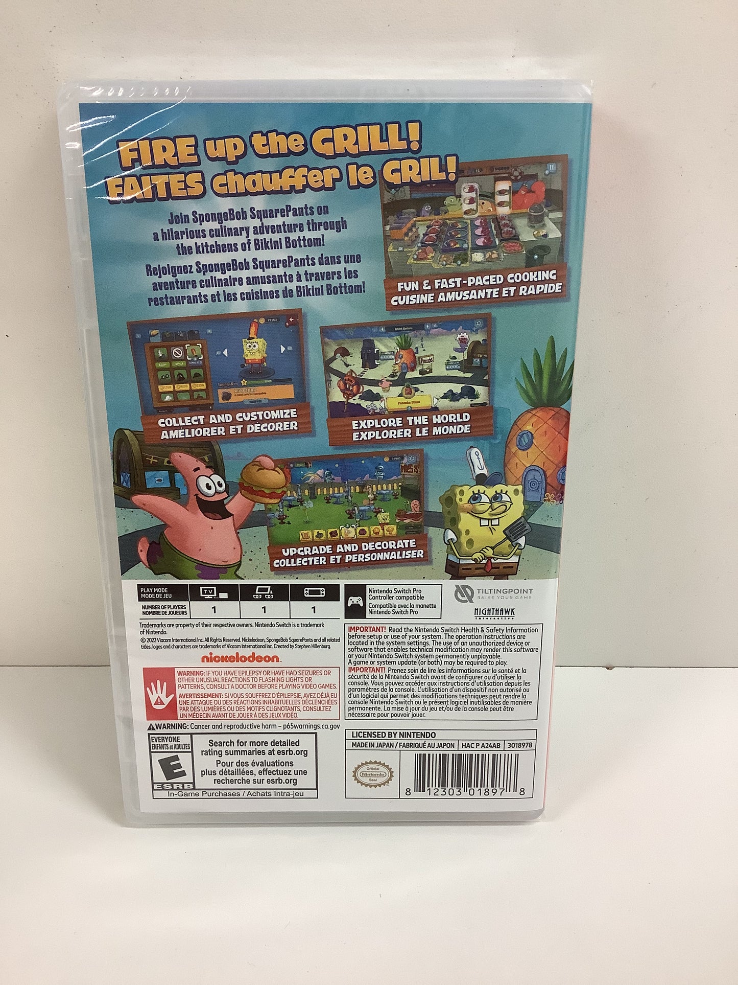 Spongebob: Krusty Cook-Off Extra Krusty Edition - Nintendo Switch