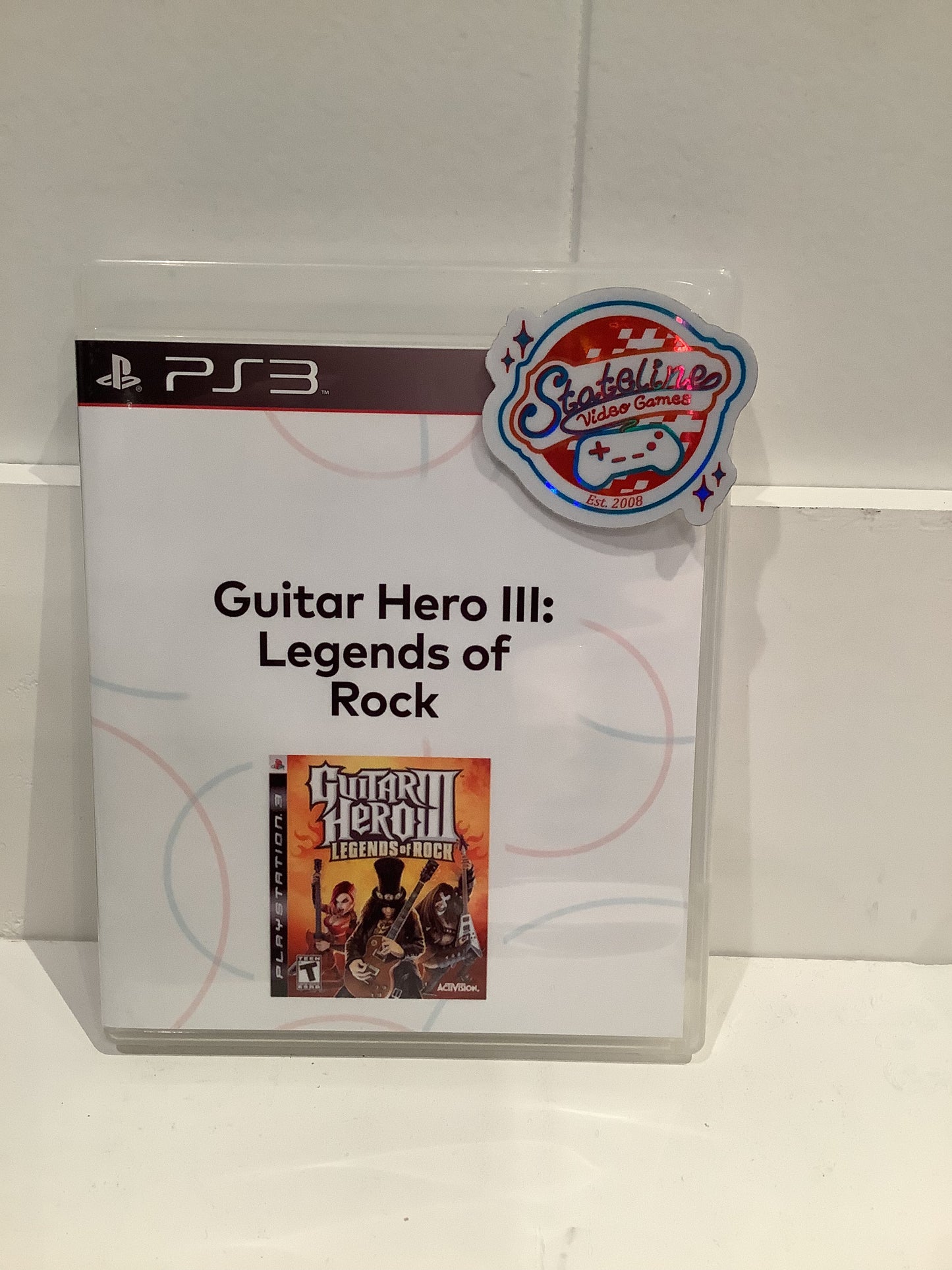 Guitar Hero III Legends of Rock - Playstation 3