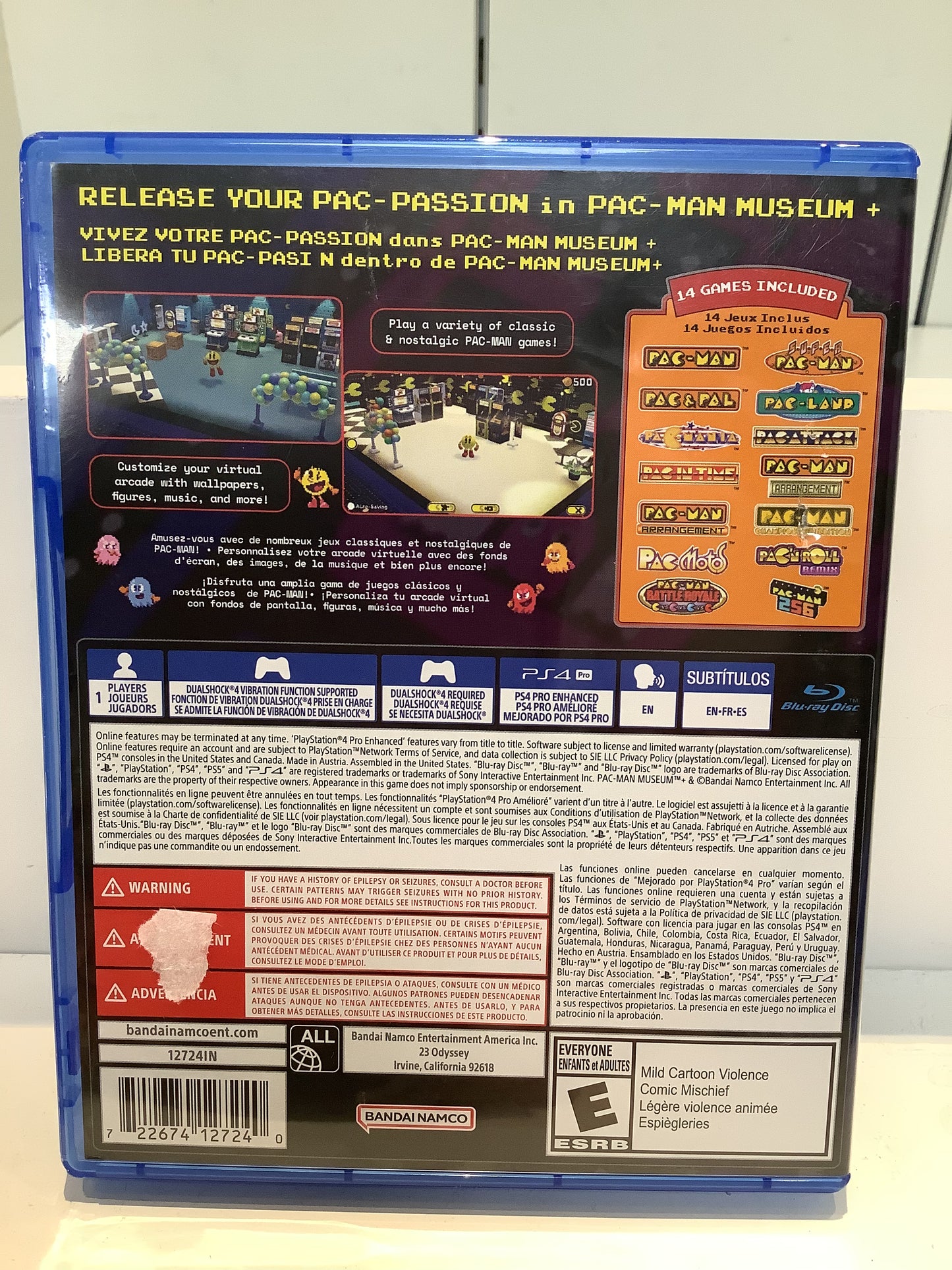 Pac-Man Museum Plus - Playstation 4