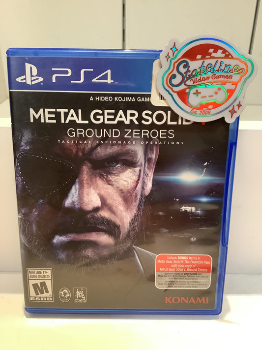 Metal Gear Solid V: Ground Zeroes - Playstation 4