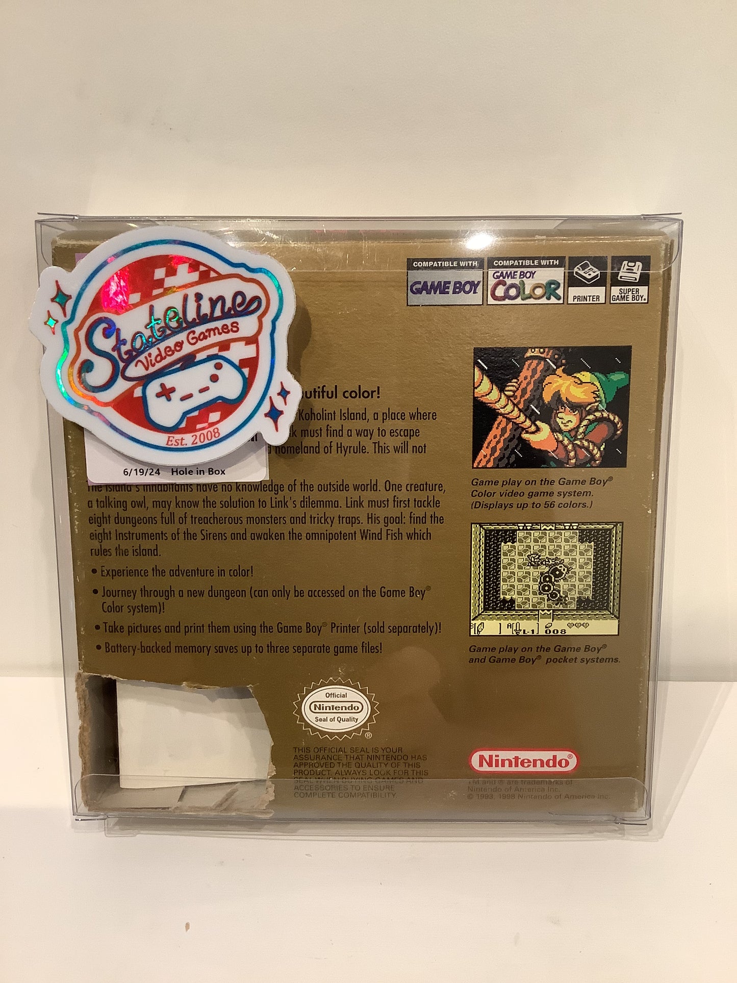 Jeu Game Boy Color – Zelda Link's Awakening DX (cartouche originale) - Jeux vidéo Jeu Game Boy Color – Zelda Link's Awakening DX (cartouche originale) - Jeux vidéo