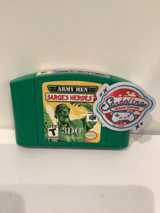 Army Men Sarge's Heroes 2 - Nintendo 64