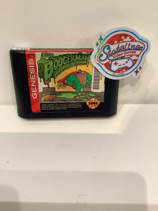 Boogerman A Pick and Flick Adventure - Sega Genesis