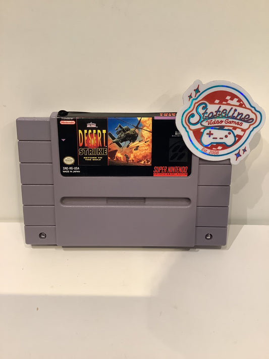 Desert Strike Return to the Gulf - Super Nintendo