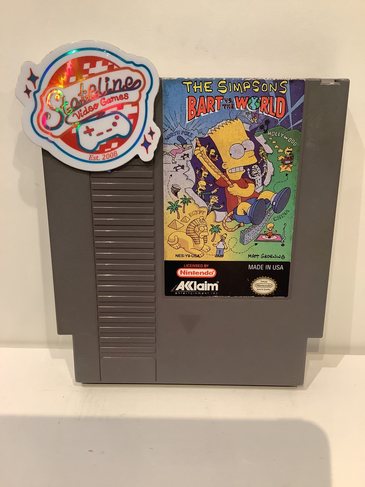 The Simpsons Bart vs the World - NES