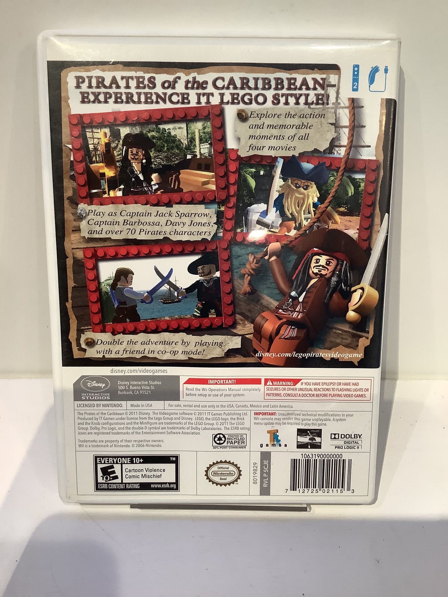 LEGO Pirates of the Caribbean: The Video Game - Wii