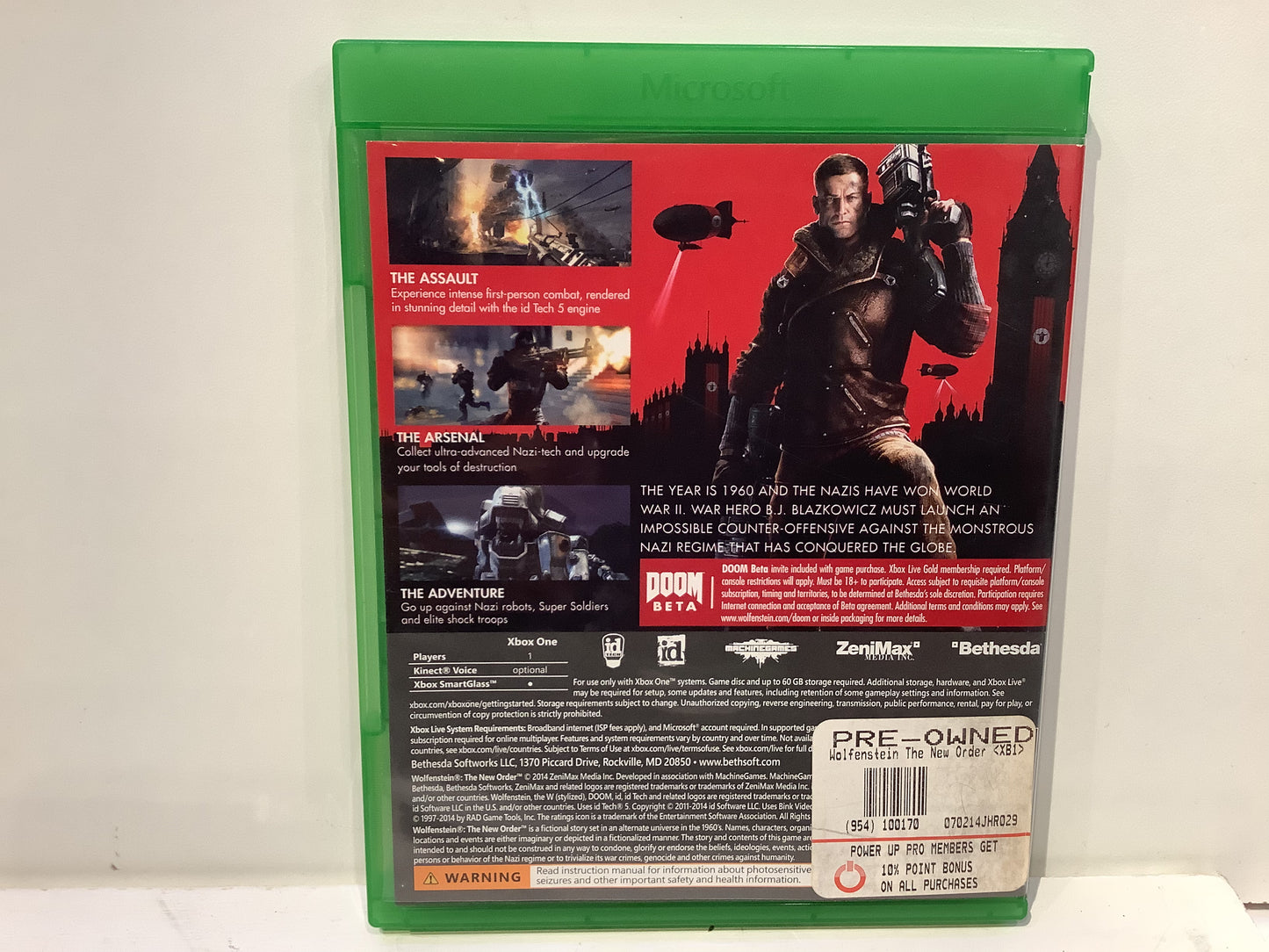 Wolfenstein: The New Order - Xbox One