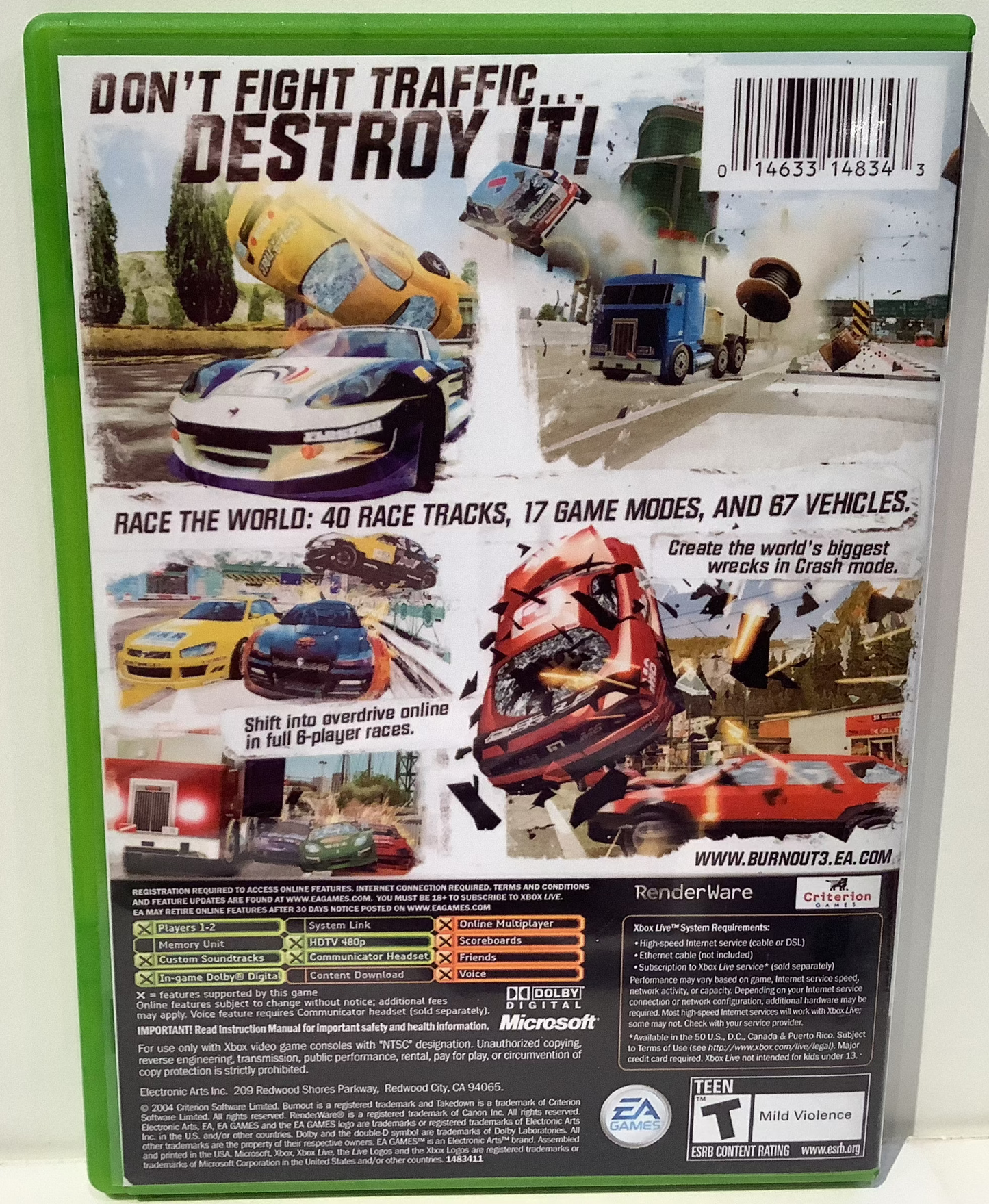 Burnout Takedown Xbox – Stateline Video Games - Main Image