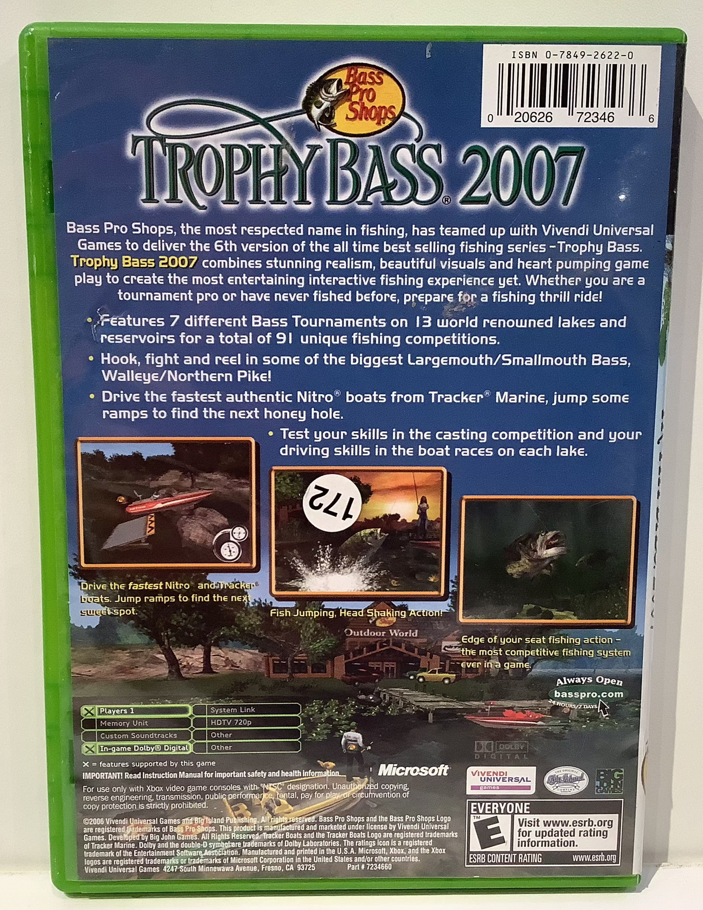 Bass Pro Shops Trophy Bass 2007 - Xbox