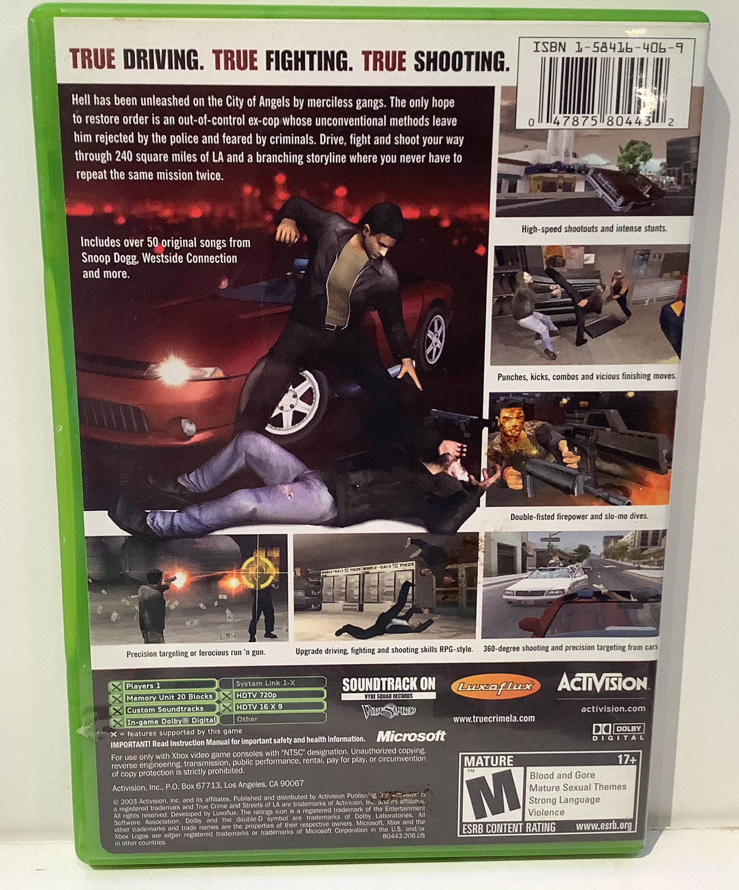 True Crime Streets of LA - Xbox