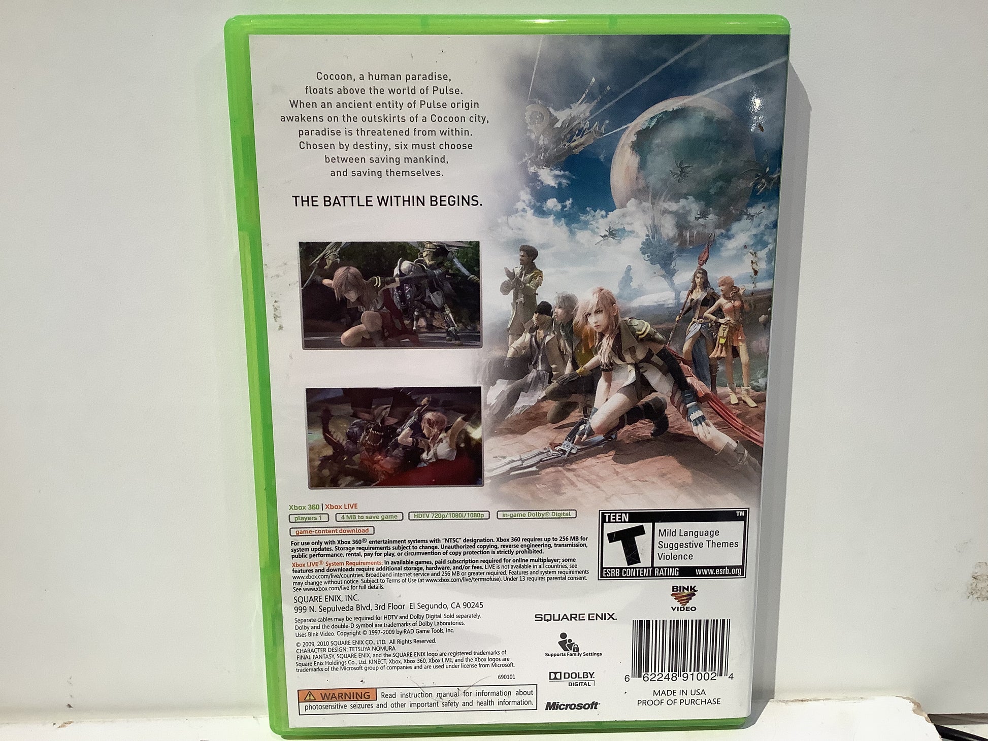 Lightning Returns : Final Fantasy XIII - Edition Collector (Import USA) - X360 - Jeu Occasion Pas Cher Lightning Returns : Final Fantasy XIII - Edition Collector (Import USA) - X360 - Jeu Occasion Pas Cher