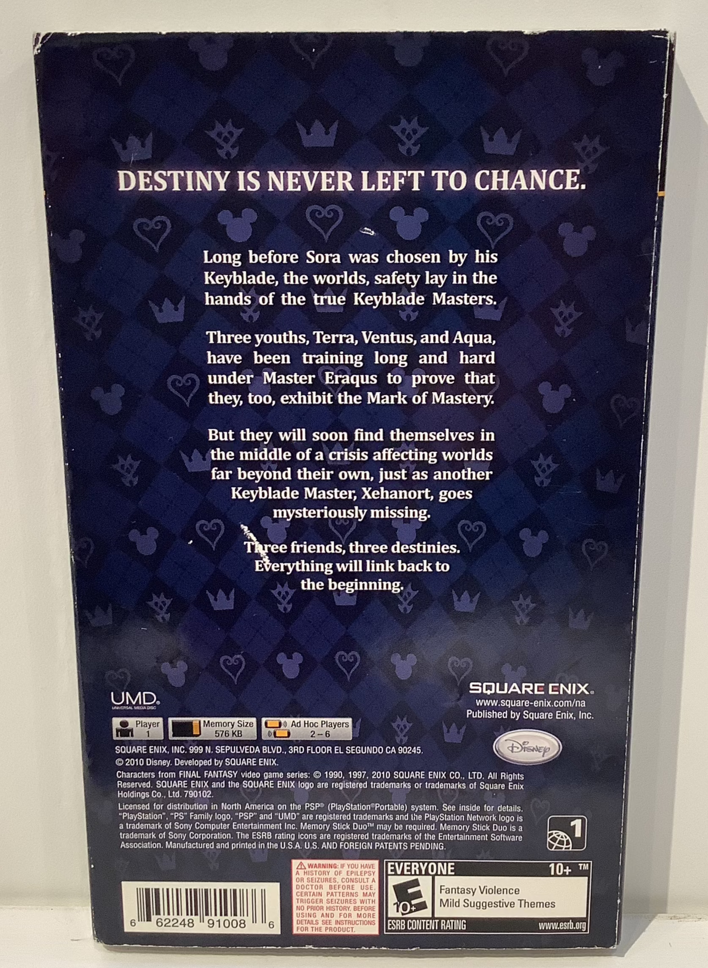 Kingdom Hearts: Birth by Sleep - PSP