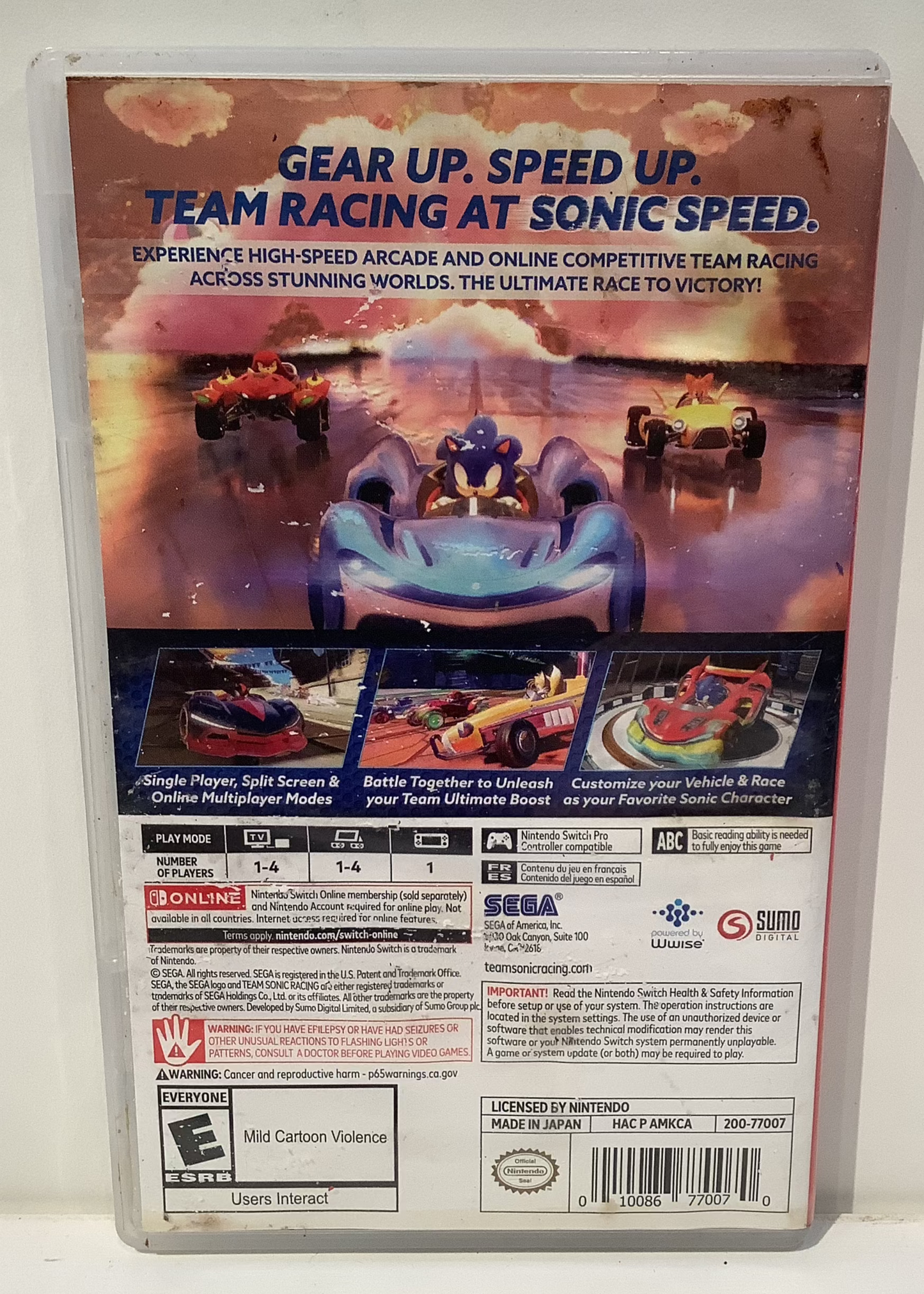 Team Sonic Racing - Nintendo Switch