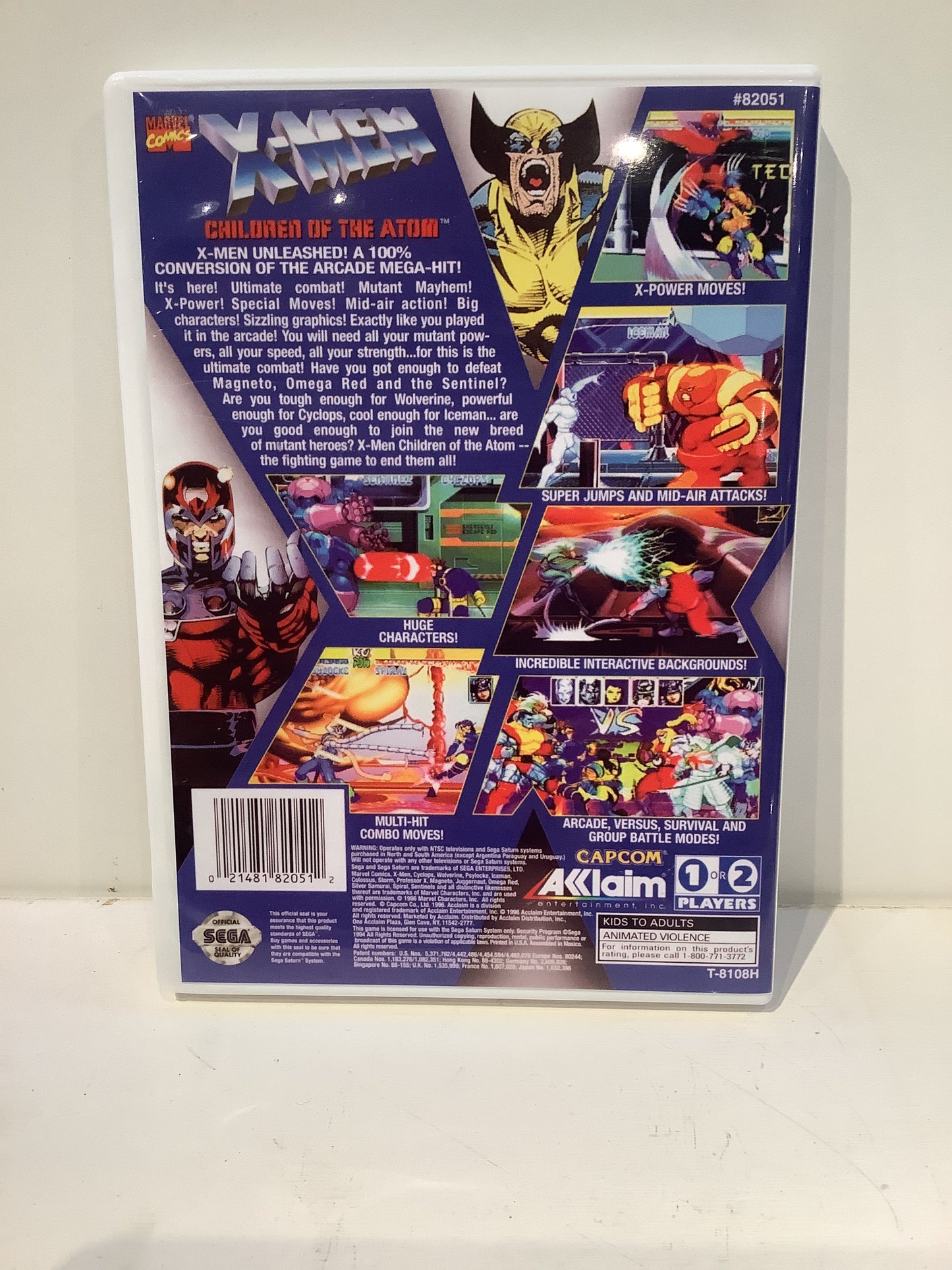 X-Men Children of the Atom - Sega Saturn