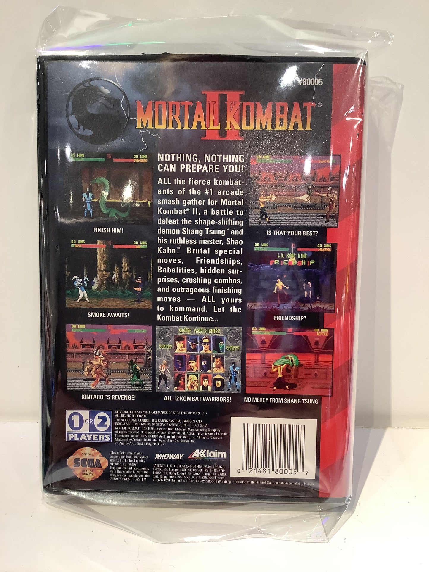 Mortal Kombat II - Sega Genesis