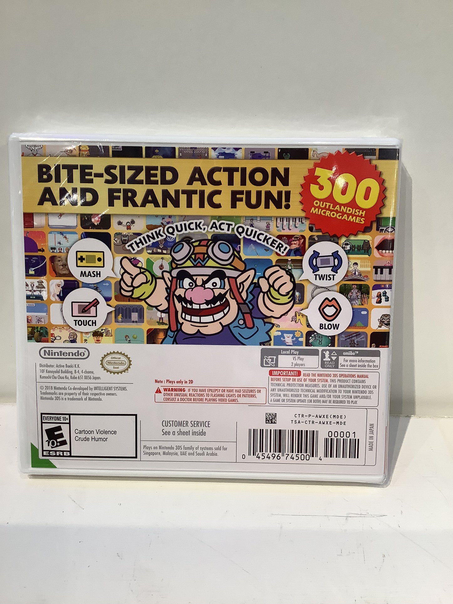 Wario Ware Gold Nintendo 3DS – Stateline Video Games