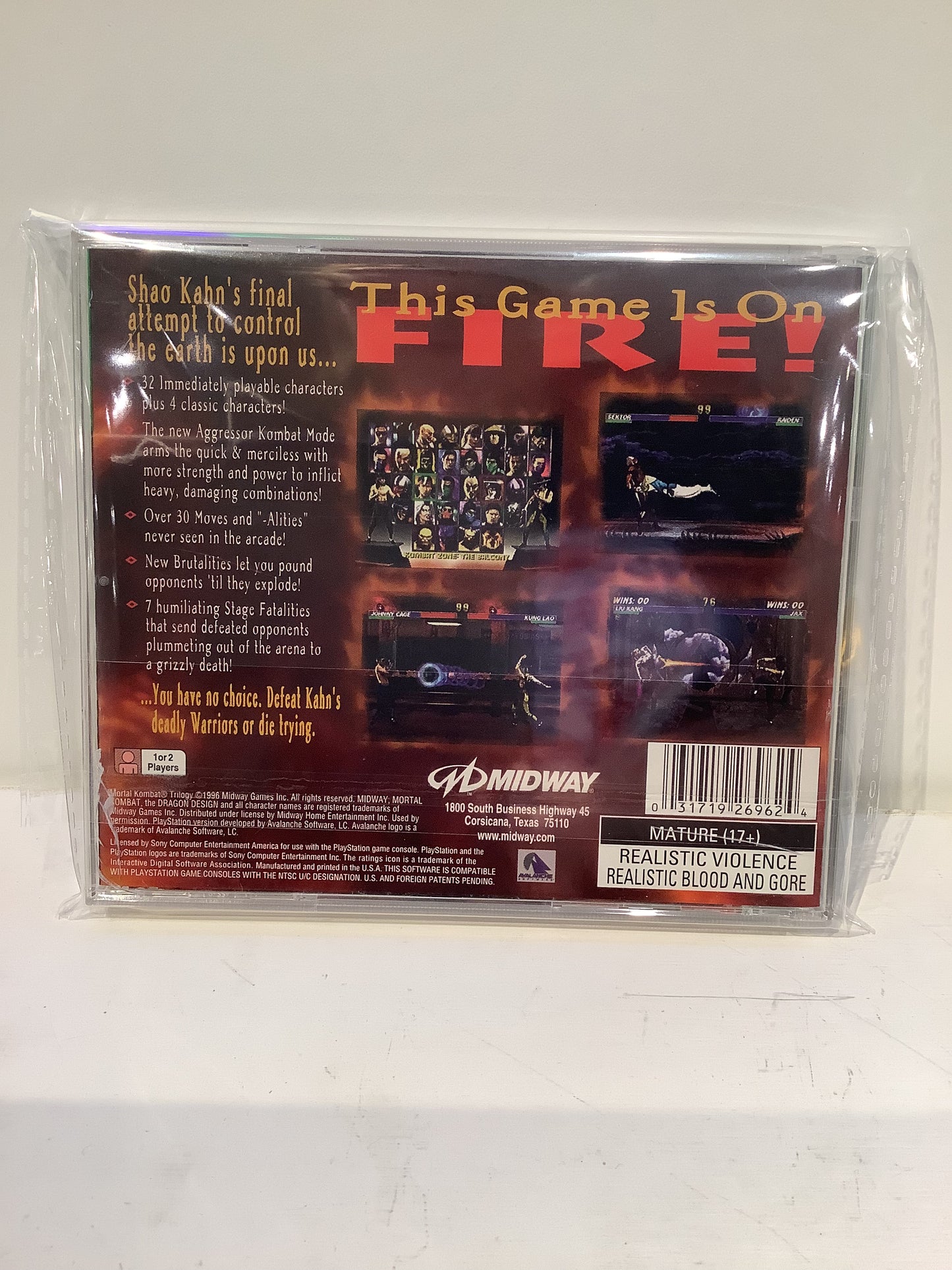 Mortal Kombat Trilogy [Greatest Hits] - Playstation