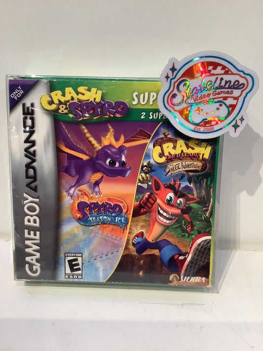 Crash and Spyro Superpack: Season of Ice & Huge Adventure - GameBoy Advance