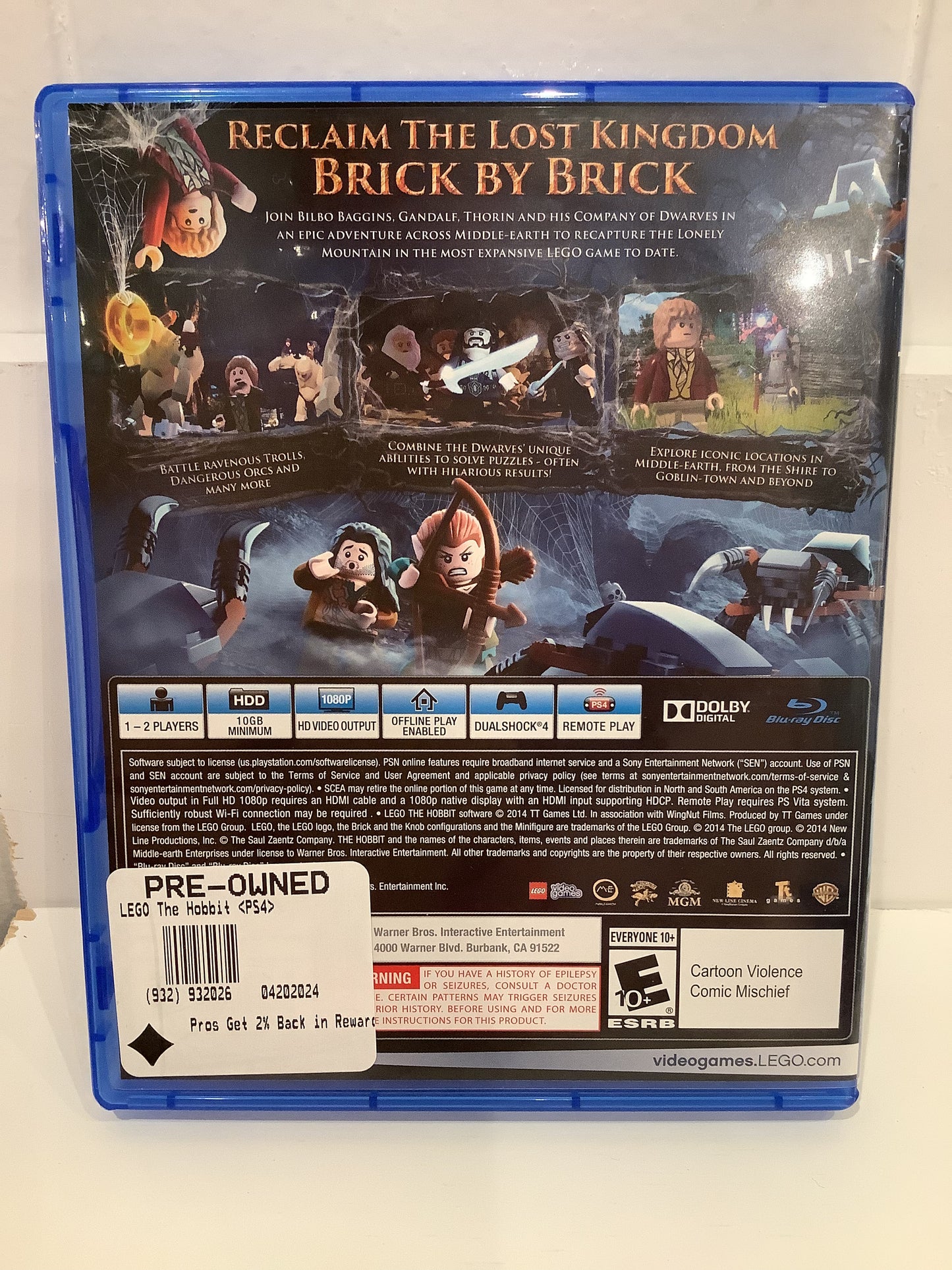 LEGO The Hobbit - Playstation 4