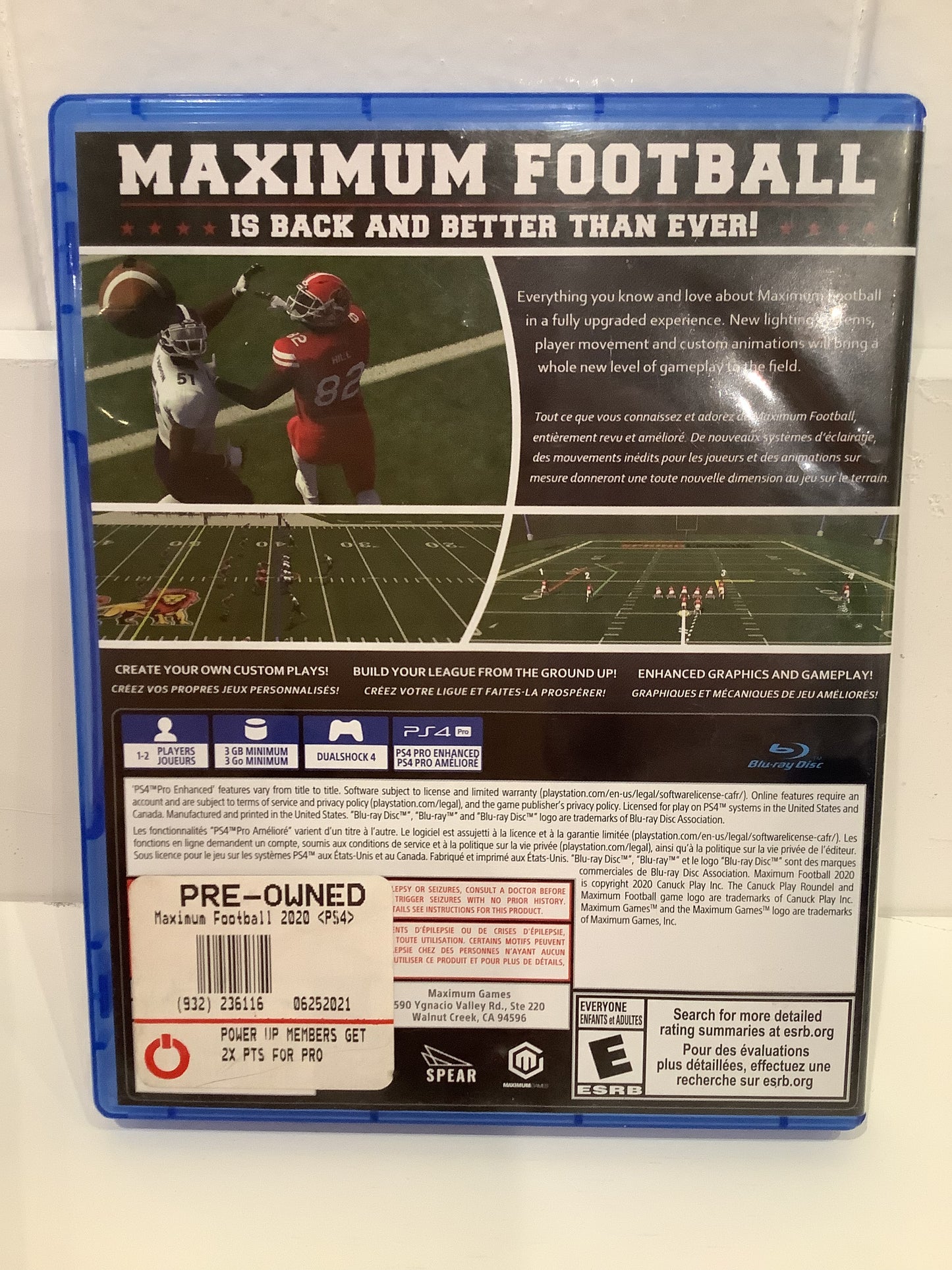 Doug Flutie's Maximum Football 2020 - Playstation 4