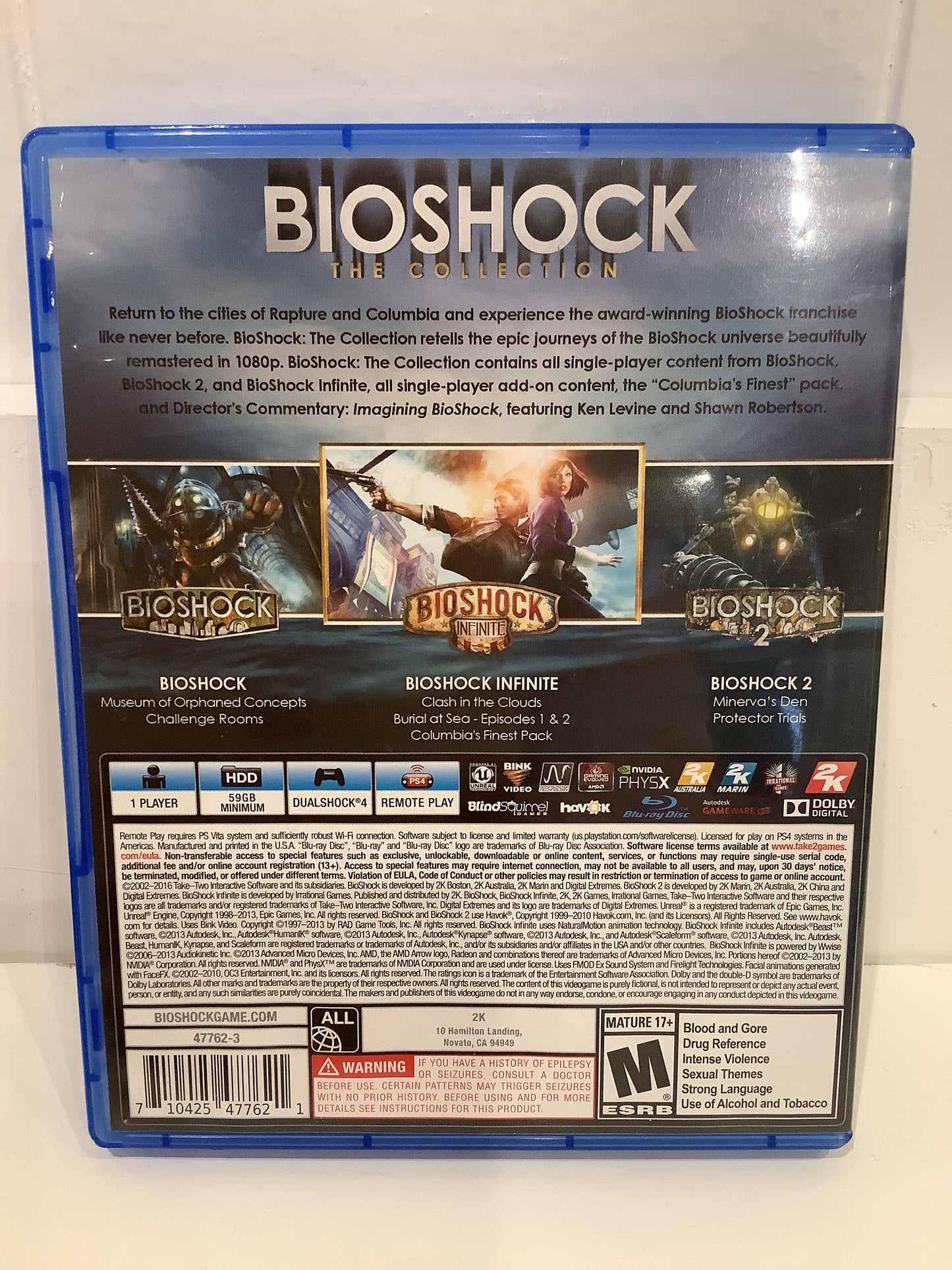 BioShock The Collection - Playstation 4