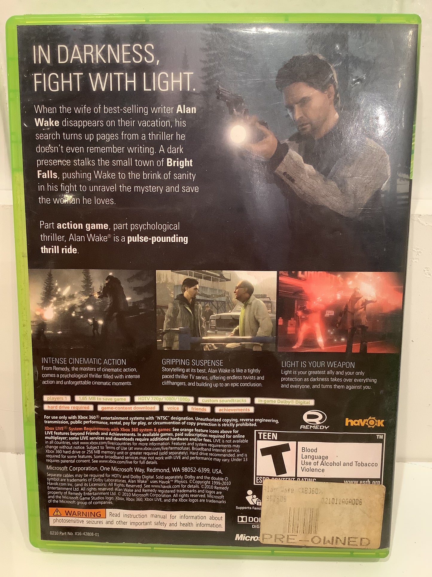 Alan Wake - Xbox 360