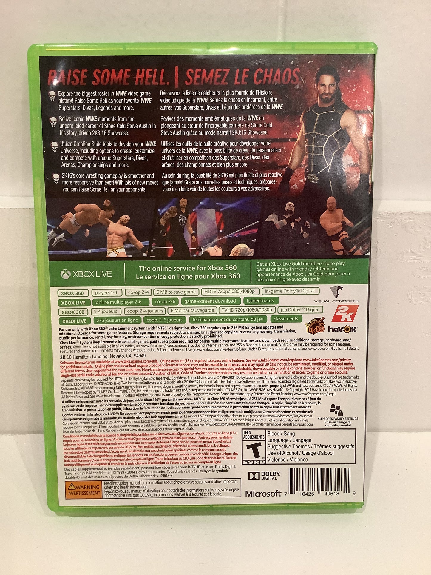 WWE 2K16 - Xbox 360
