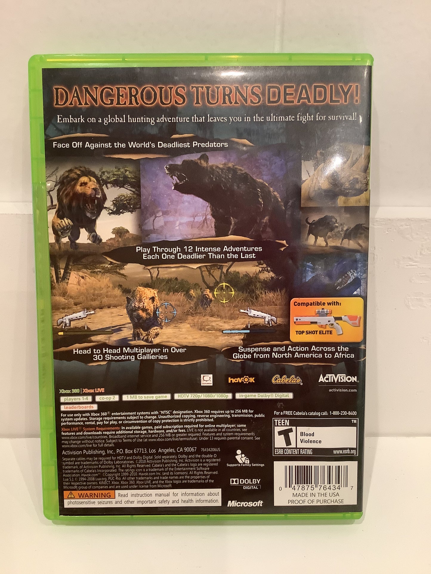 Cabela's Dangerous Hunts 2011 - Xbox 360